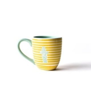 coton colors in dog coffees yellow mug