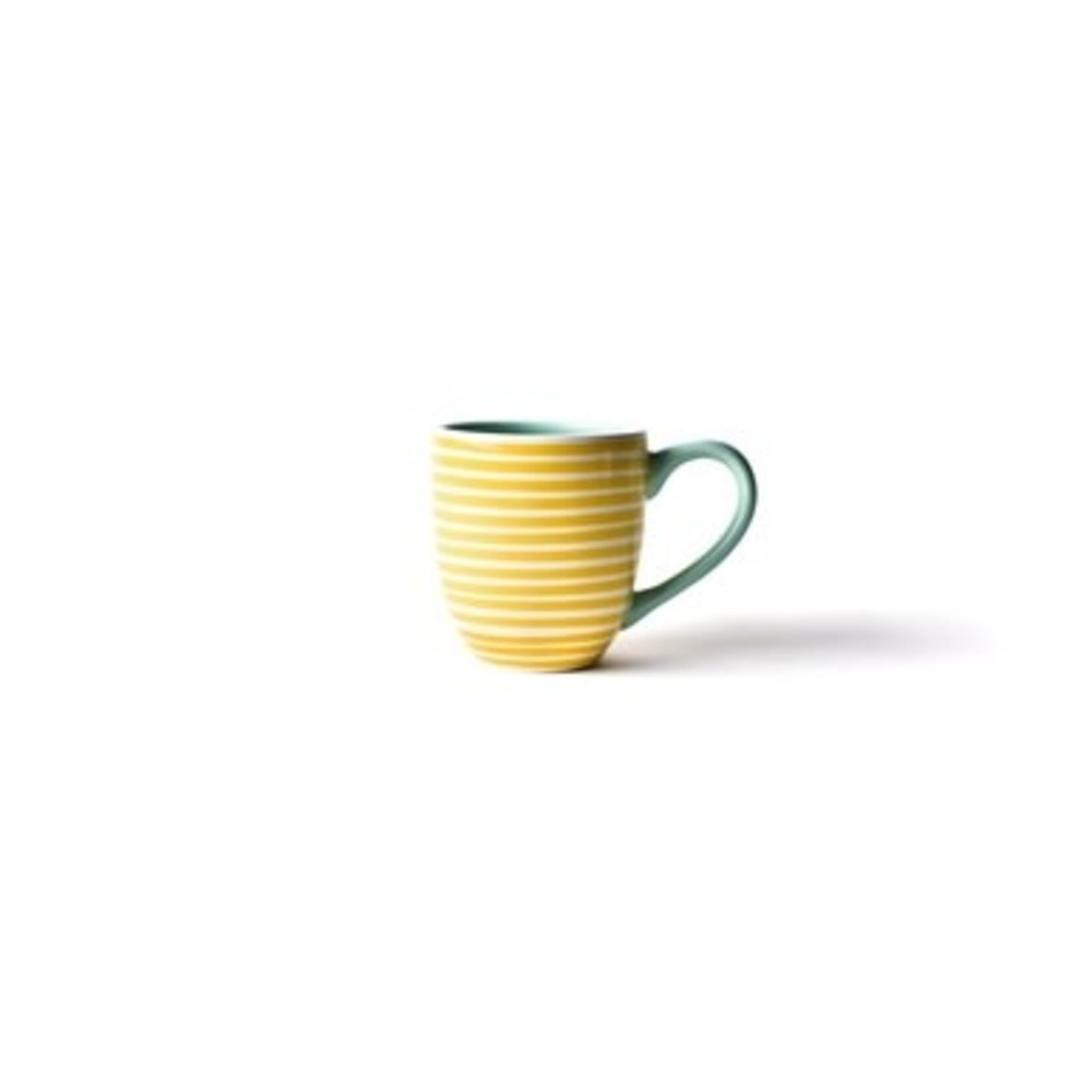 coton colors in dog coffees yellow mug