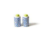 coton colors indigo fret salt and pepper set
