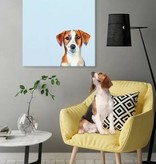 available at m. lynne designs jack russell wrapped canvas