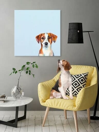 available at m. lynne designs jack russell wrapped canvas