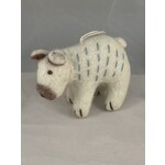 m. lynne designs jolly pauly polar bear ornament