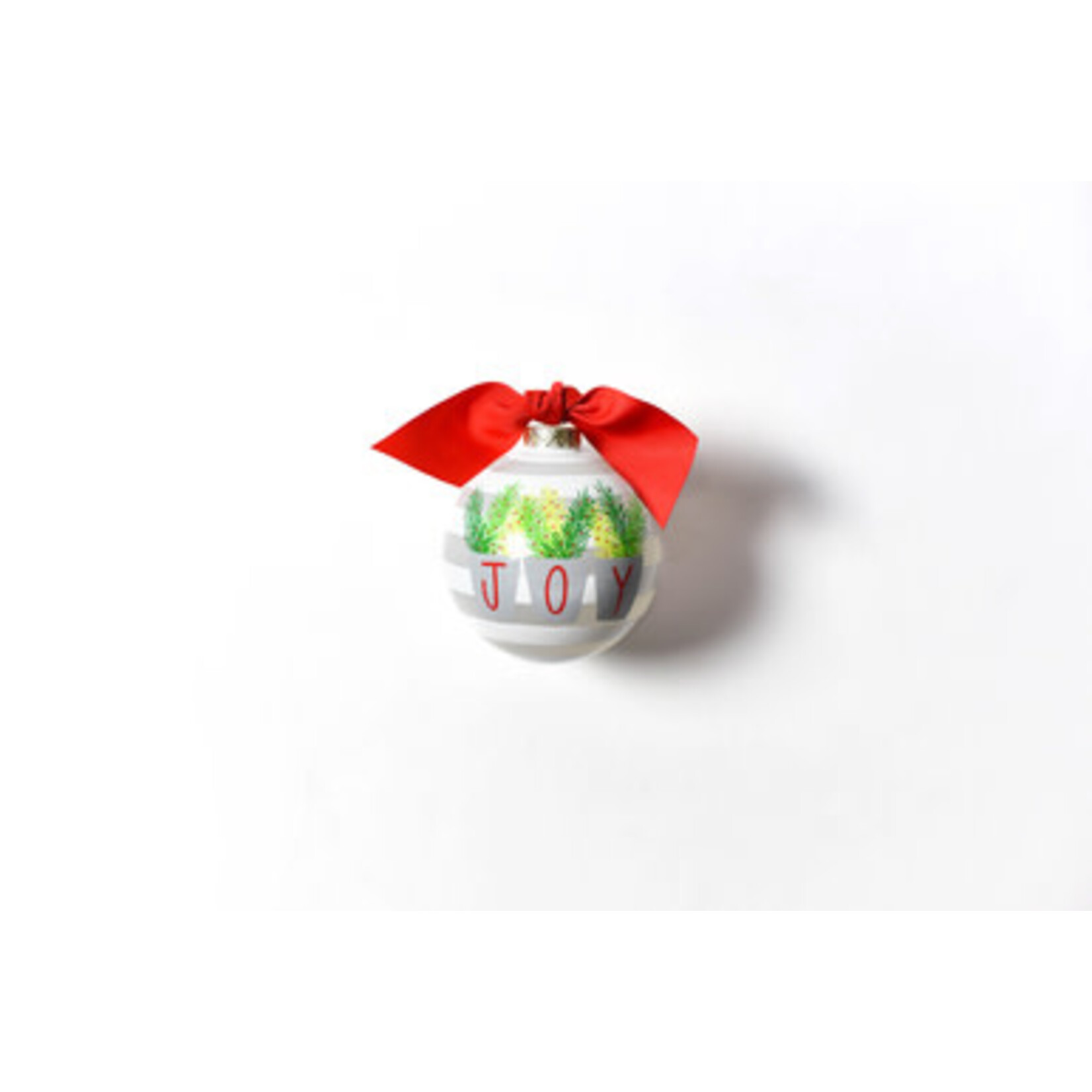 coton colors joy branches glass ornament