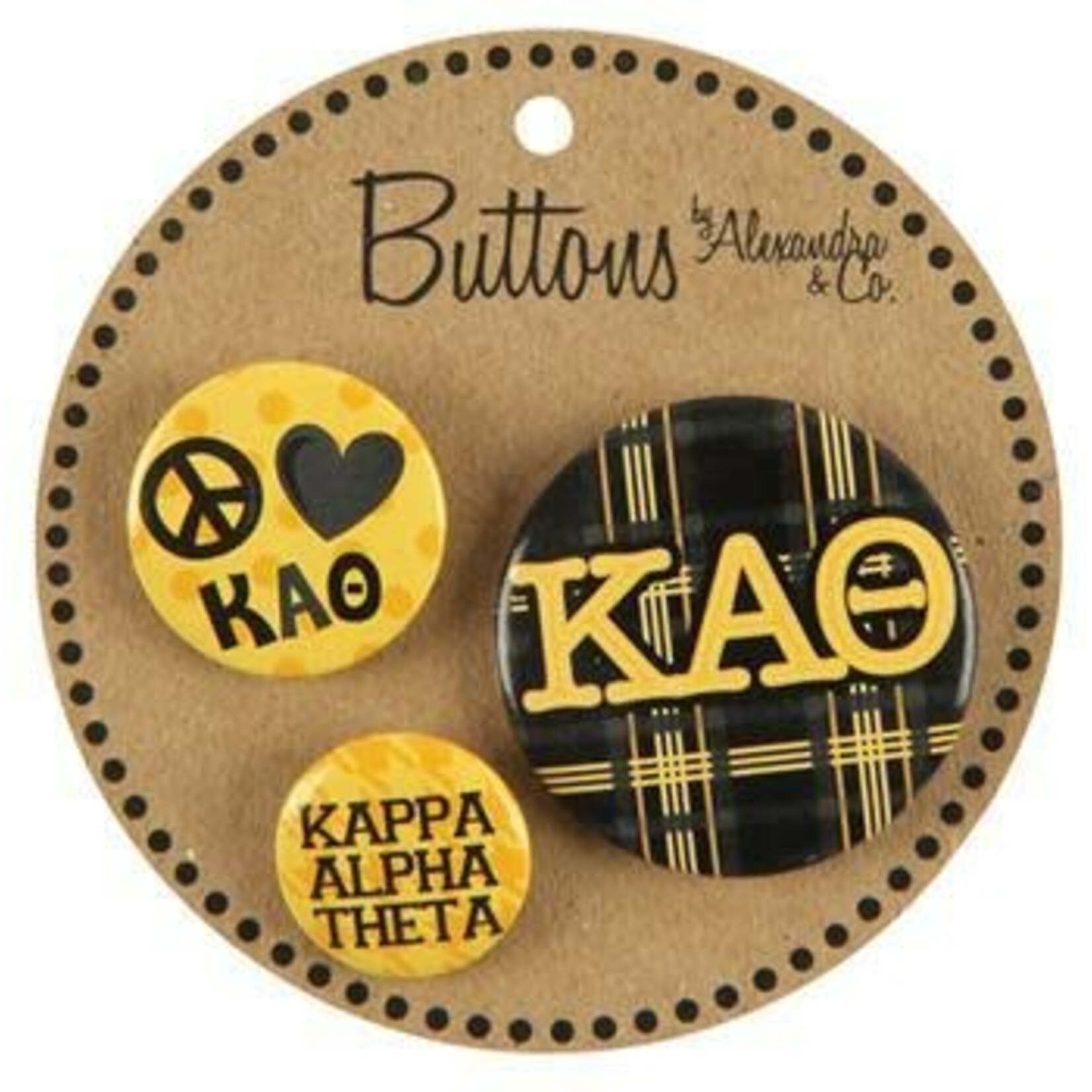 m. lynne designs kappa alpha theta buttons