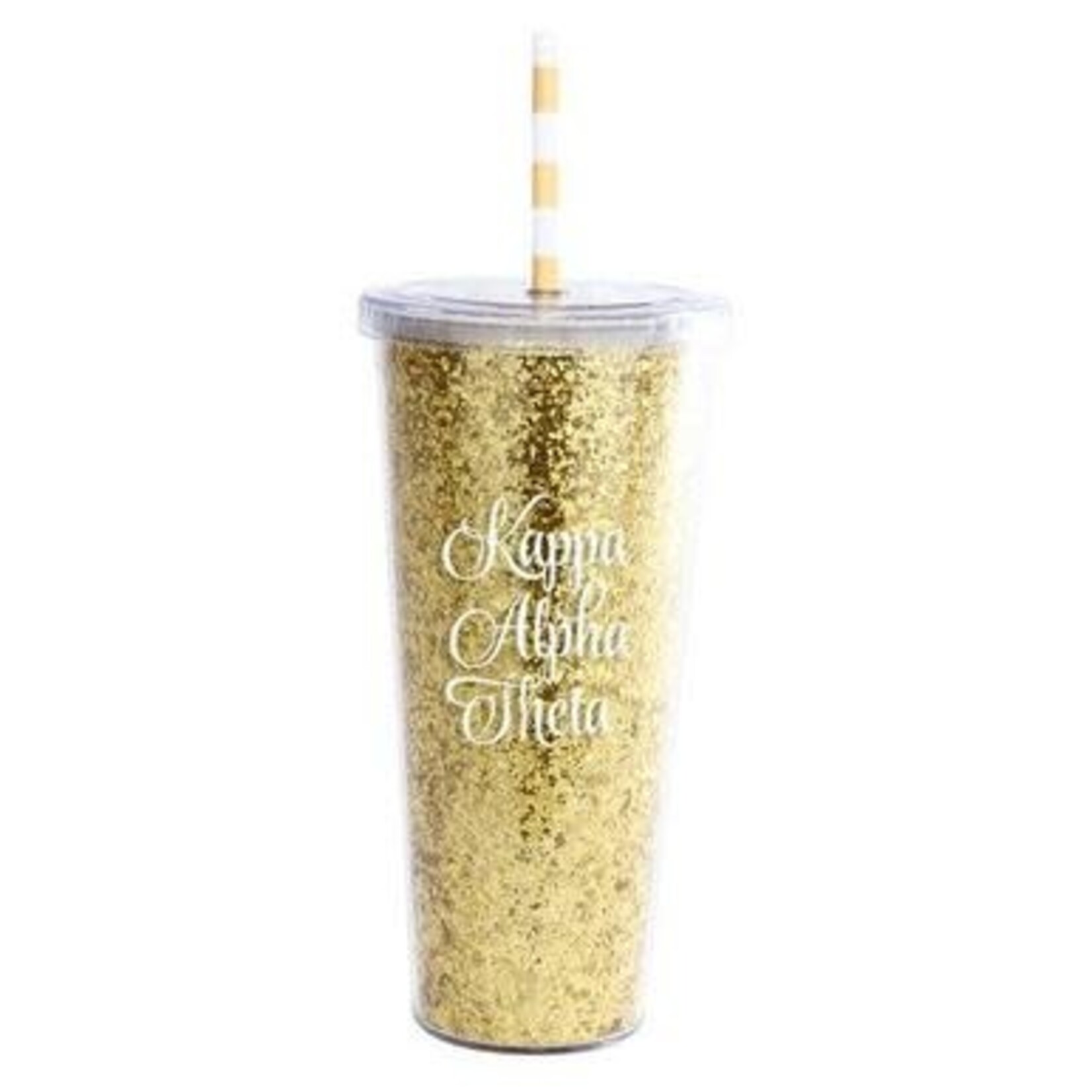 m. lynne designs kappa alpha theta glitter tumbler