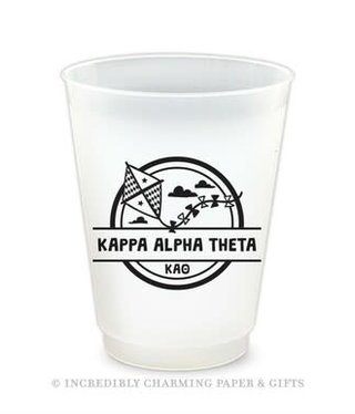 available at m. lynne designs Kappa Alpha Theta Icon Frost Flex Cup