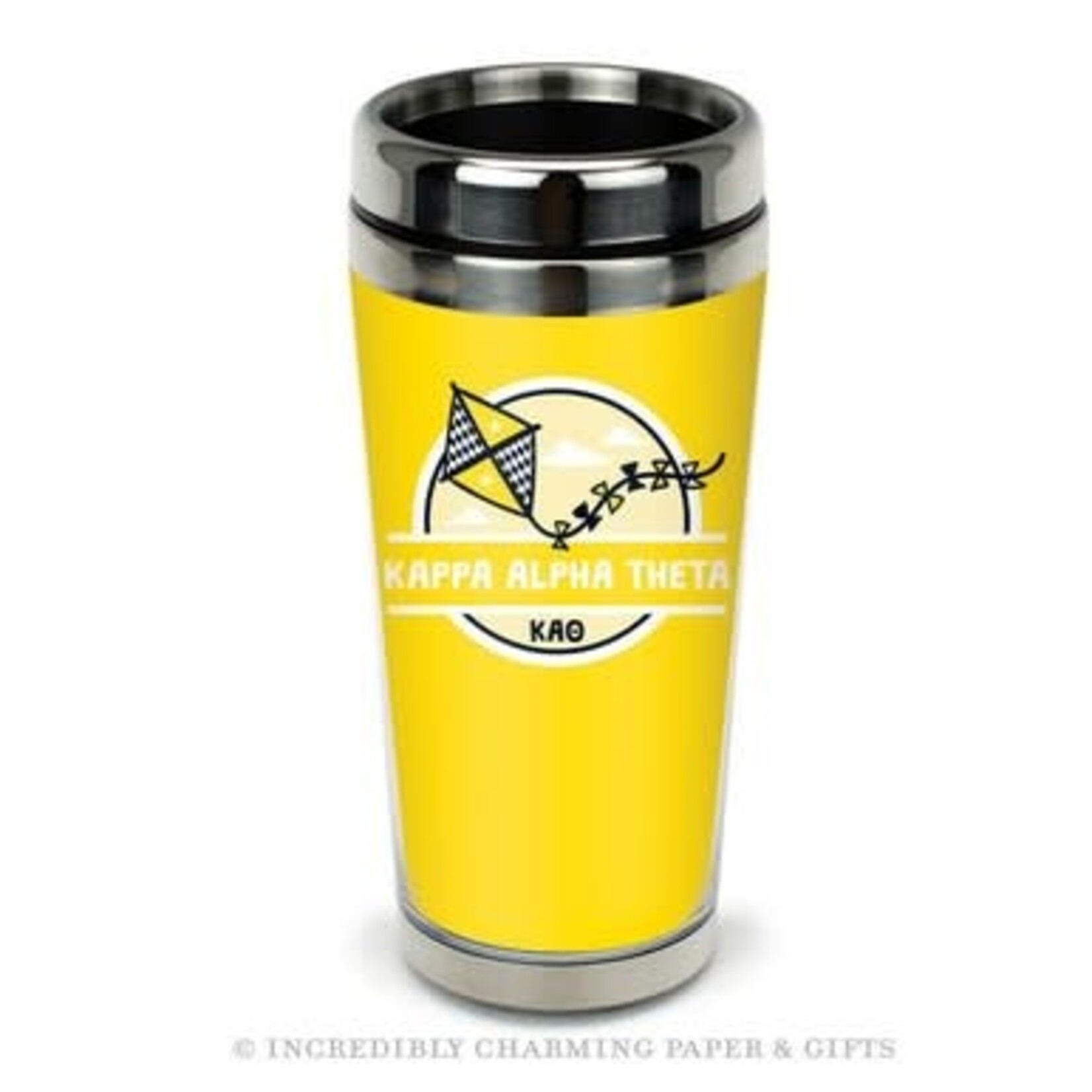 m. lynne designs kappa alpha theta icon stainless travel mug