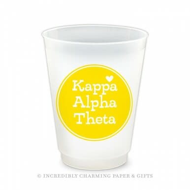 available at m. lynne designs Kappa Alpha Theta Love Frost Flex Cup