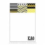 m. lynne designs kappa alpha theta medley notepad