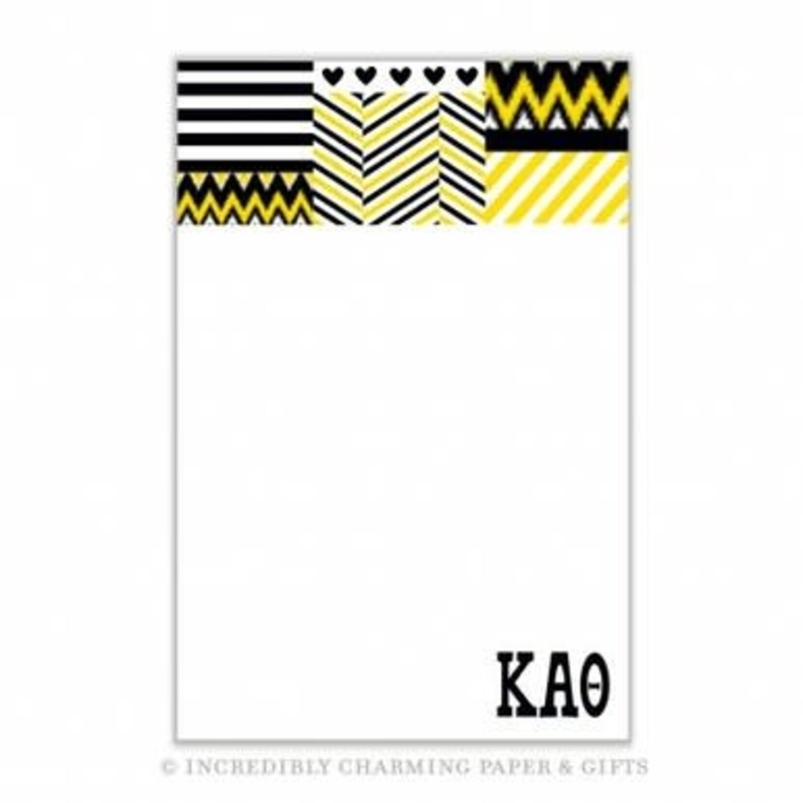 m. lynne designs kappa alpha theta medley notepad