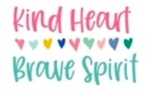 available at m. lynne designs Kind Heart Brave Spirit Sticker