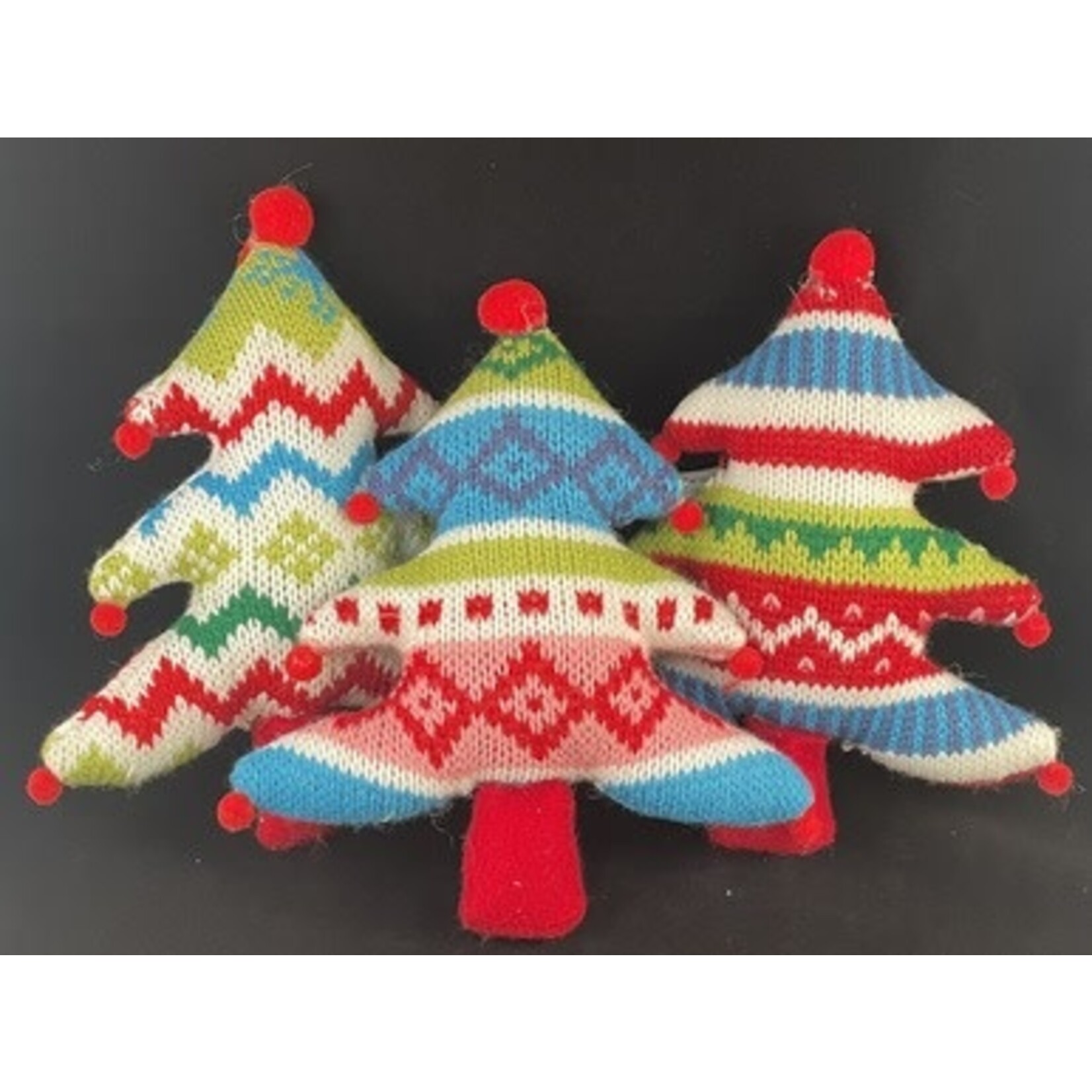 m. lynne designs knit tree ornament