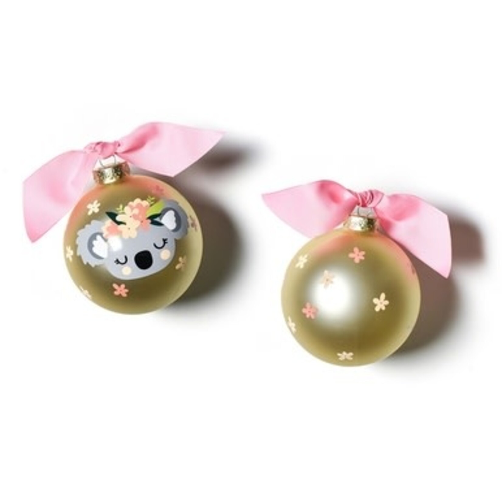 coton colors koala glass ornament