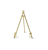 coton colors Large Loop Plate Stand, Gold