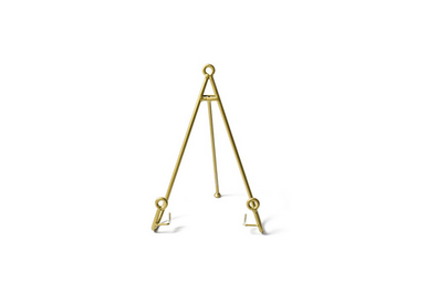 coton colors Large Loop Plate Stand, Gold