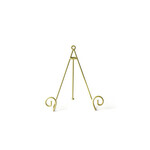 coton colors gold large swirl plate stand