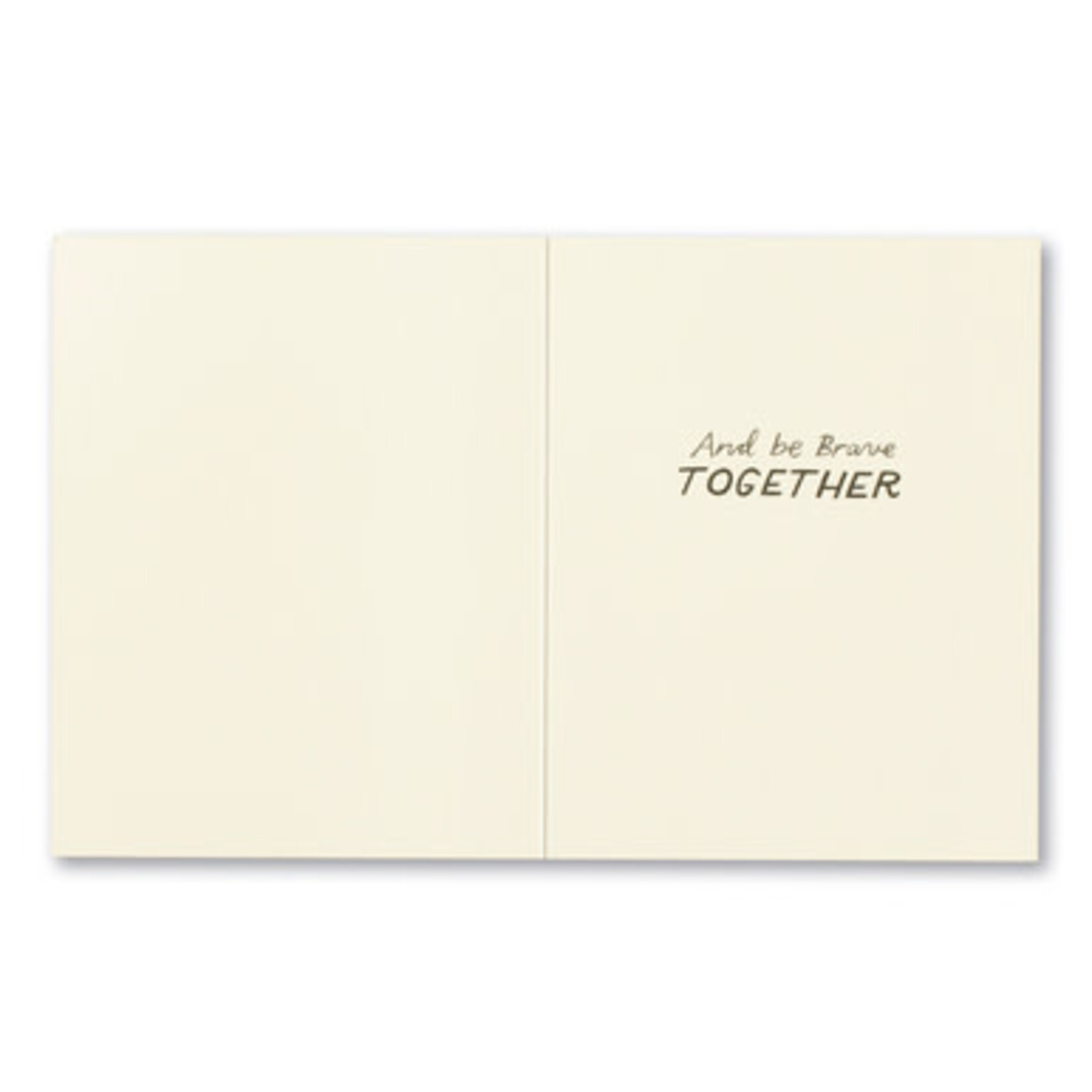m. lynne designs let's hold hands card