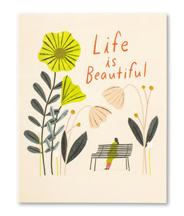 available at m. lynne designs Life is Beautiful Card