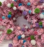 available at m. lynne designs Light Pink Wreath