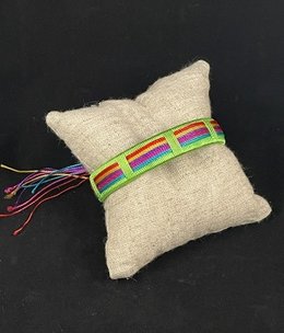 available at m. lynne designs Lime Wrapped Thread Cuff
