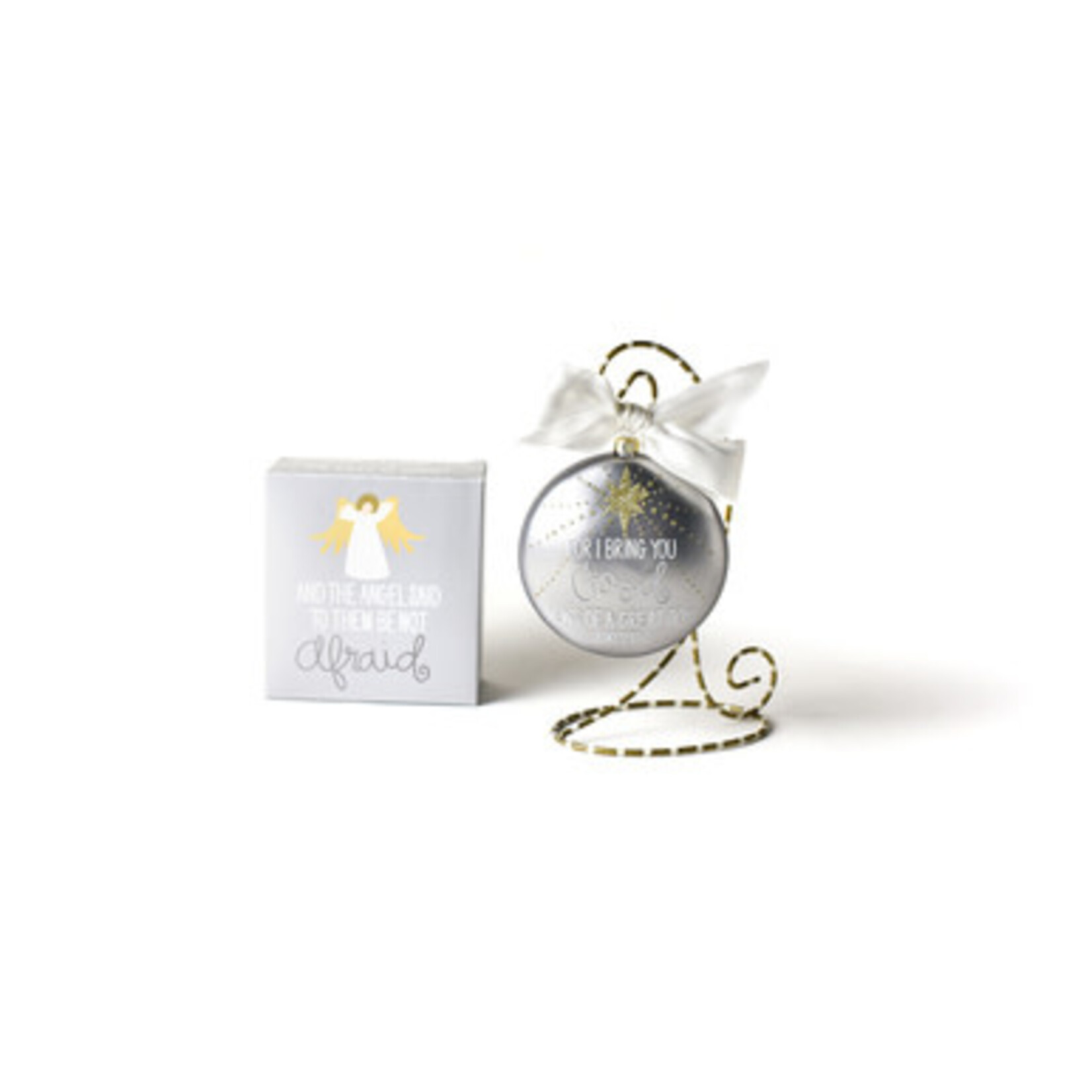coton colors luke 2:10 glass ornament