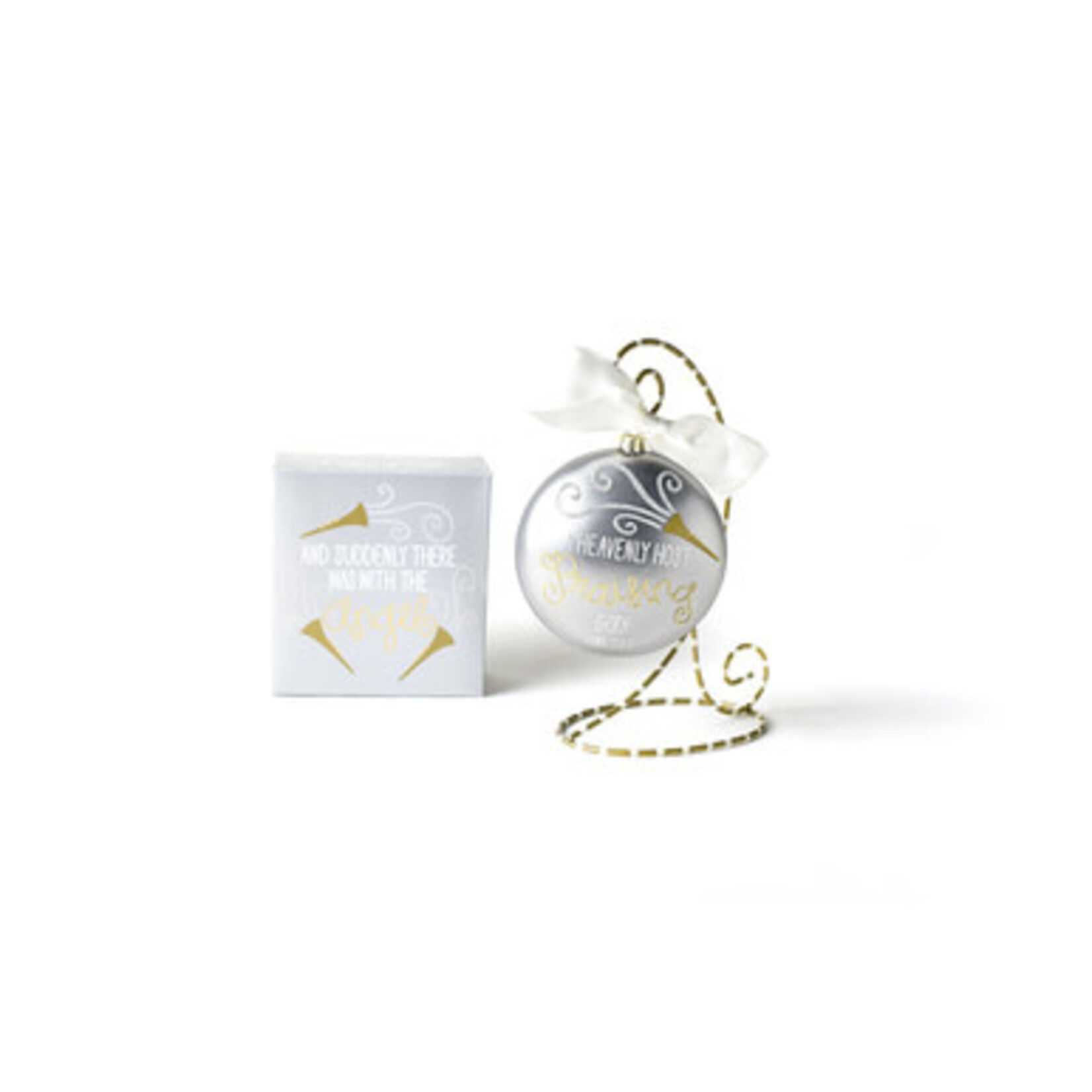 coton colors luke 2:13 glass ornament