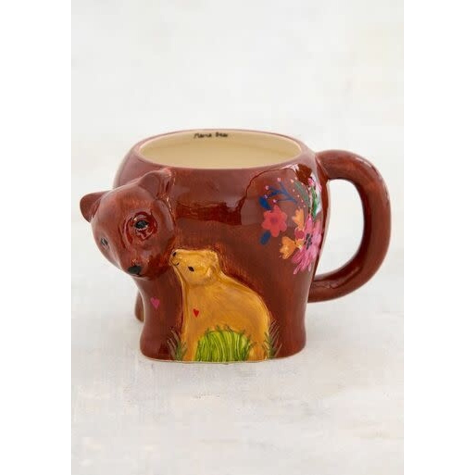 natural life mama bear folk mug