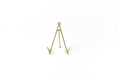 coton colors Medium Flare Plate Stand, Gold