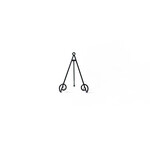 coton colors black medium plate stand