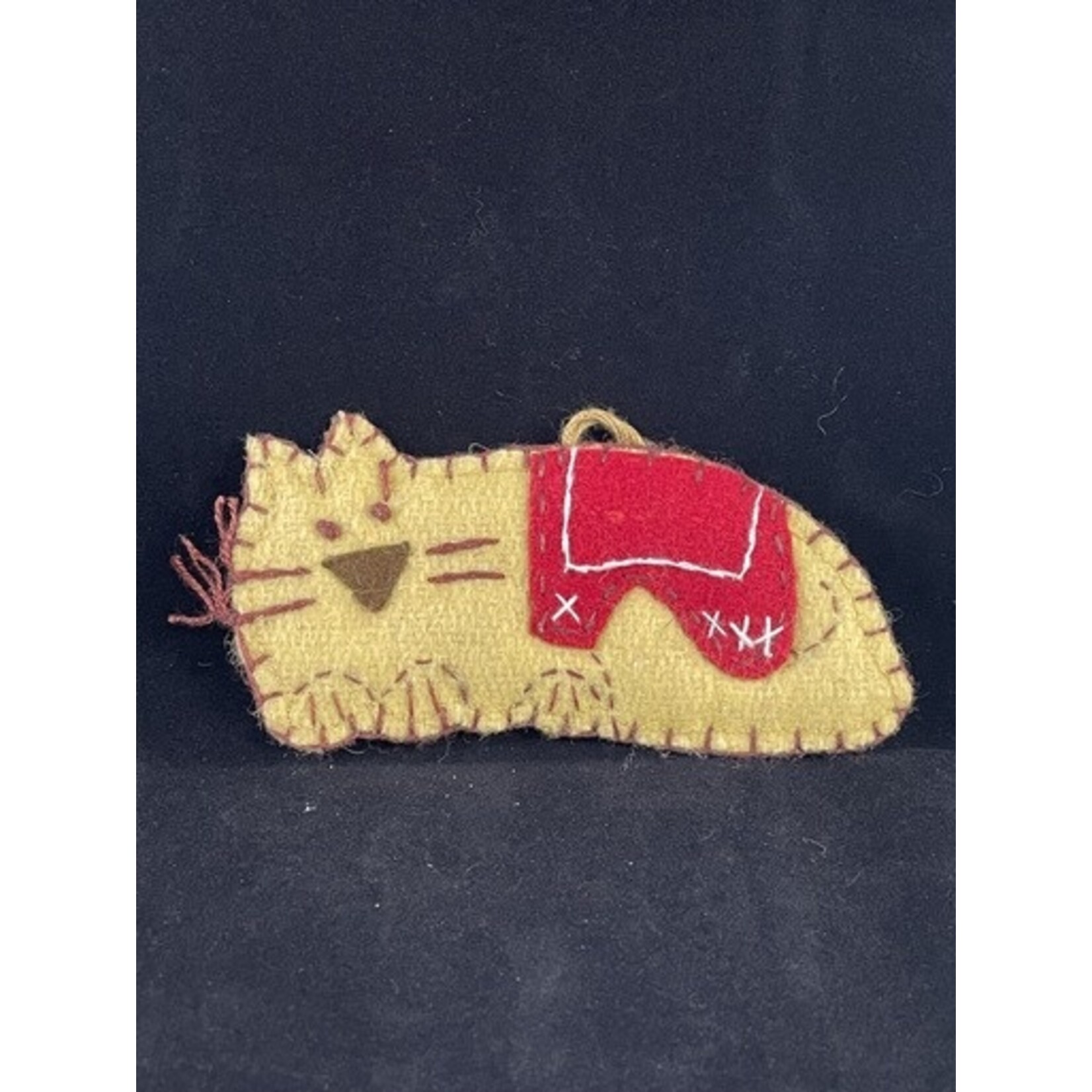 m. lynne designs meow cat felt ornament