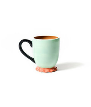 coton colors Midcentury Mix Ruffle Mug Mint