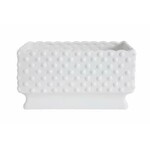 m. lynne designs milk glass rectangle dish