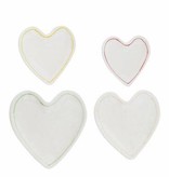 available at m. lynne designs Mini Hearts, Set of Four