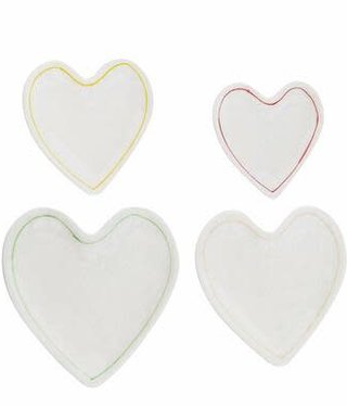 available at m. lynne designs Mini Hearts, Set of Four