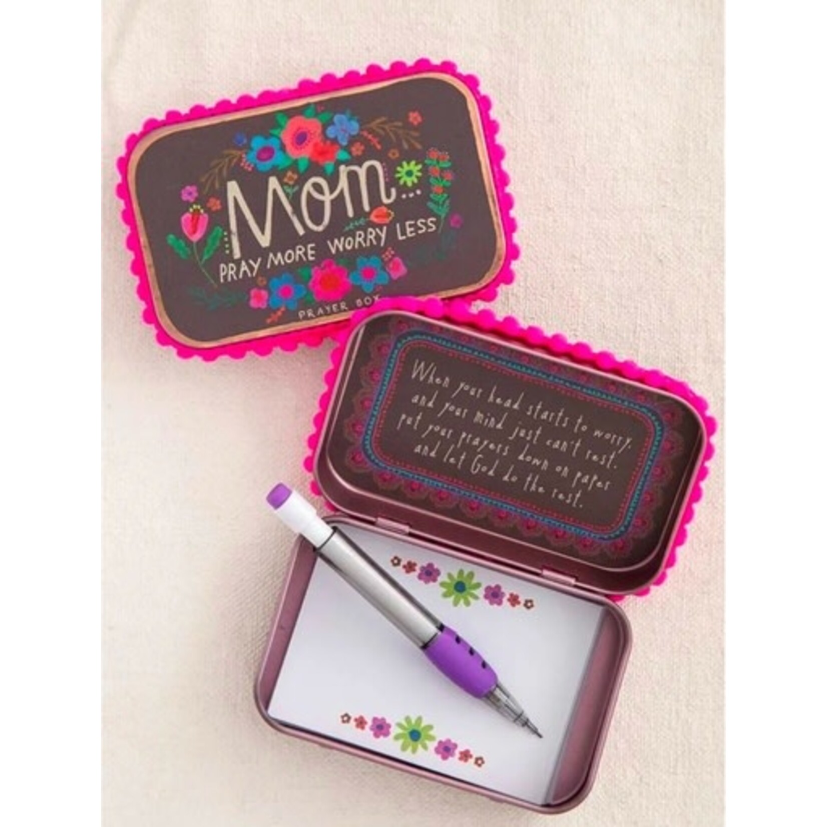 natural life mom pray more prayer box