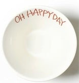 happy everything Multi Bright Stripe Oh Happy Day Mod Small Bowl