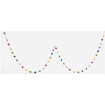 m. lynne designs multi-bright pom pom felt garland
