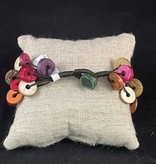Multi-Colored Wood Bracelet