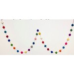 m. lynne designs multi-mixed pom pom felt garland