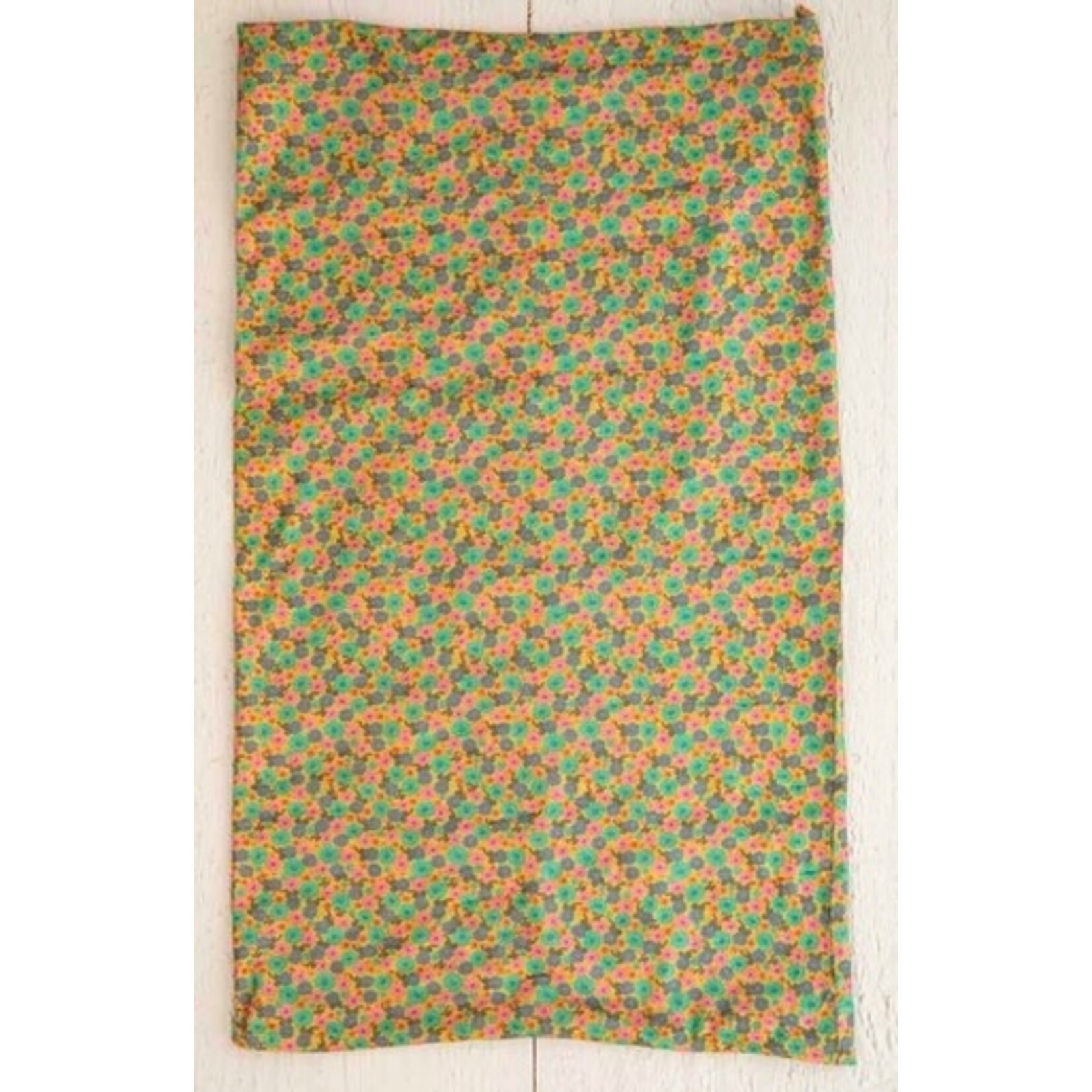 natural life mustard floral boho bandeau