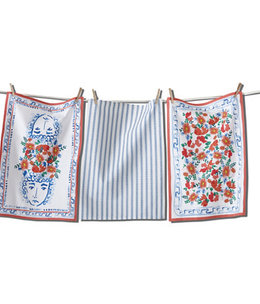 available at m. lynne designs Narcissus Dishtowel Set of Three