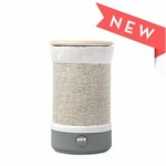 happy wax natural canvas print warmer