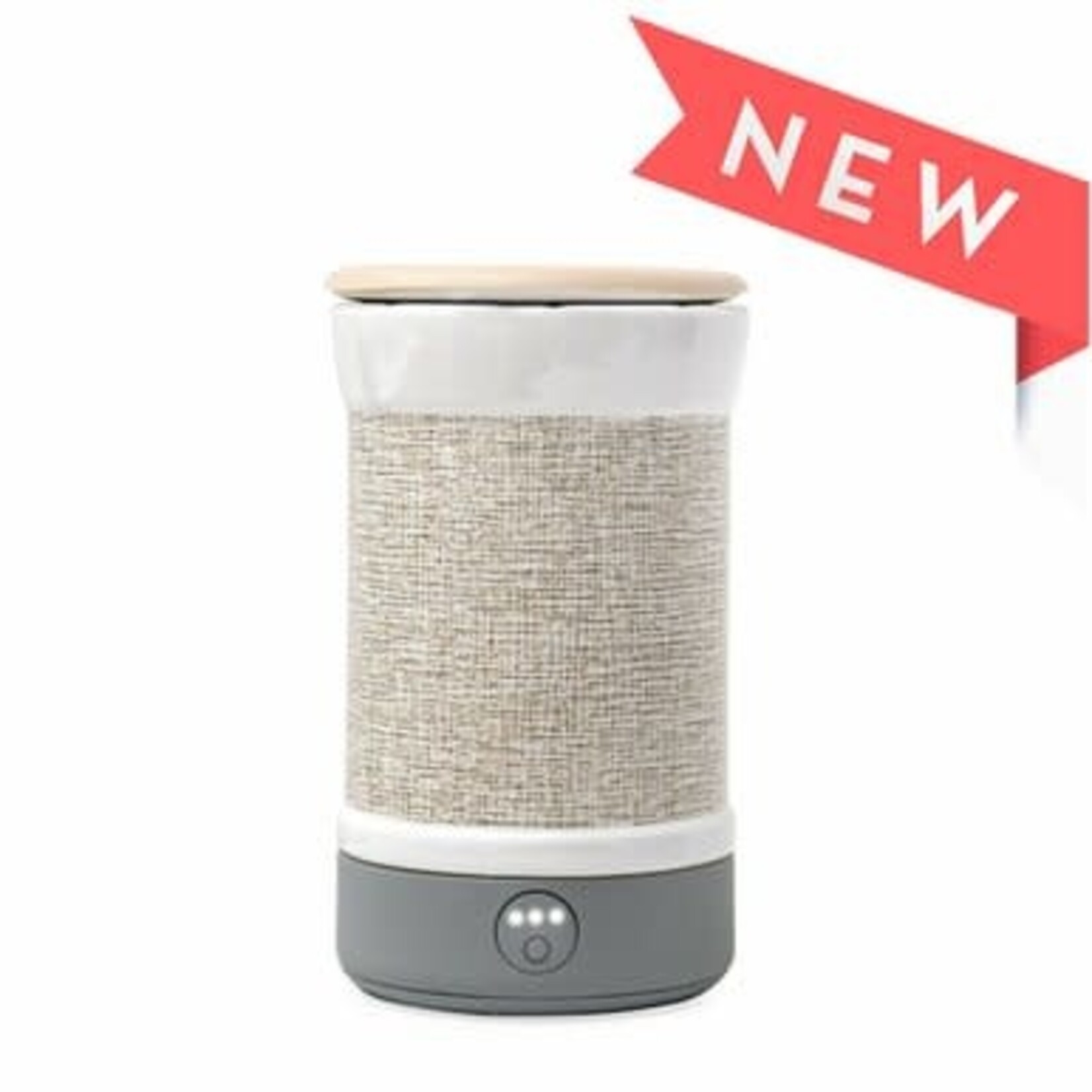 happy wax natural canvas print warmer