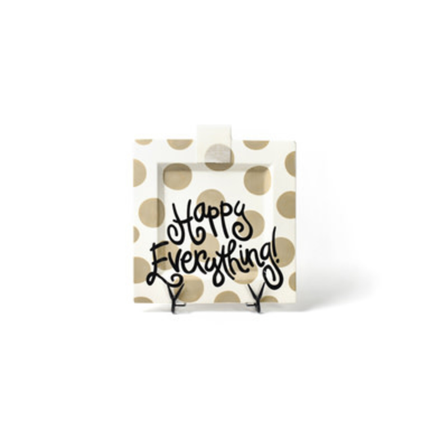 happy everything neutral dot happy everything big square platter