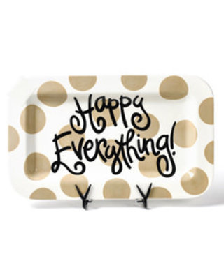 happy everything neutral dot happy everything mini rectangle platter