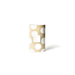happy everything neutral dot big oval vase
