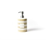 happy everything neutral stripe mini cylinder soap pump