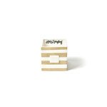 happy everything neutral stripe medium mini nesting cube