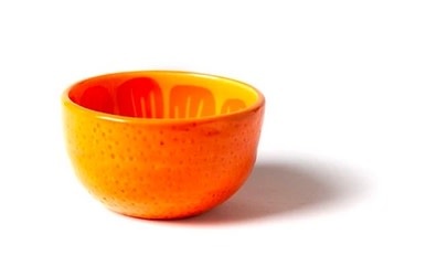 coton colors Orange Appetizer Bowl