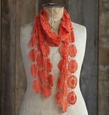 natural life Orange Bohemian Scarf